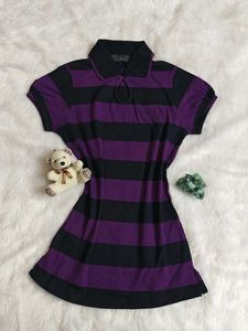 Madame Purple Polo Top