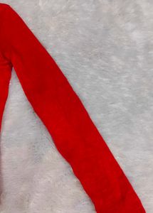 ✅H&amp;M XS size Red Long Sleeve Top✅