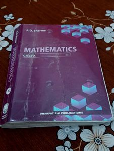 RD Sharma Class X MATHEMATICS