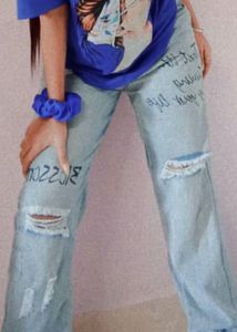 Women Blue Boyfriend Fit Jeans