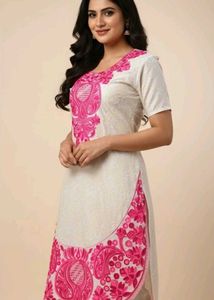 Pink Embroidered Top