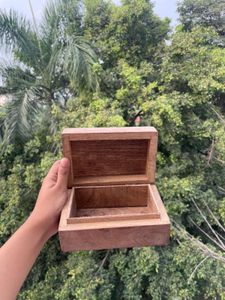 wooden jewellery box