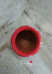 Rangoli On Pot
