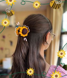 Sunflower Hair Clip