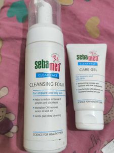 Sebamed facewash And Moisturizer