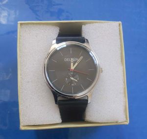 BRITTON Analogue Watch with Black Dial, Diamond Ac