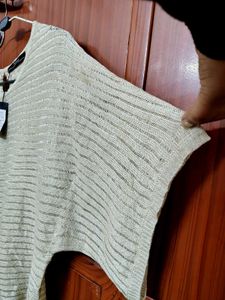 Sparkly Gold Tunic Top