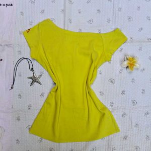 Y2k Printerest Fitted Pff Shoulder Tops