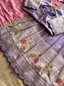 Lavender Lehenga Choli Set