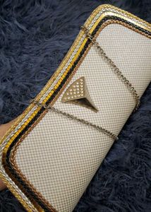 Shiny Clutch With Sling👝