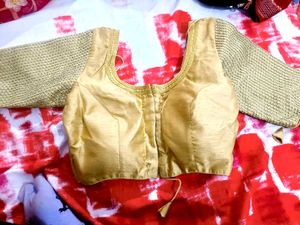 Shimmery Padded Blouse