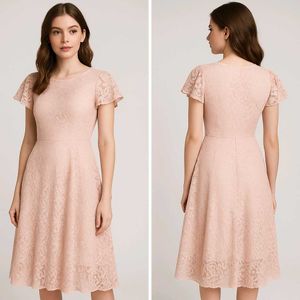 Lace Fit & Flare Dress