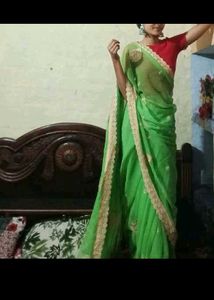 wedding wear beautiful 😍 saree