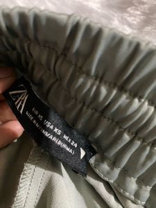 Zara Satin High Rise Trouser