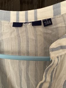 Striped Button-Up Top