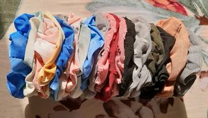 Mix Print And Color Scrunchies Set Of 20 Pieces