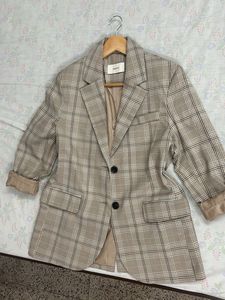 Plaid Blazer