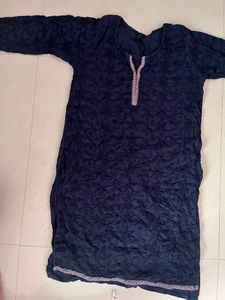 Khadi Printed  Kurti