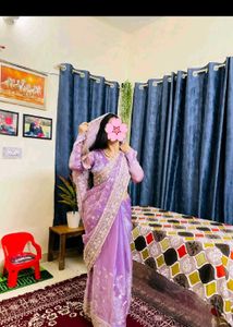 Elegant jimmy choo saree