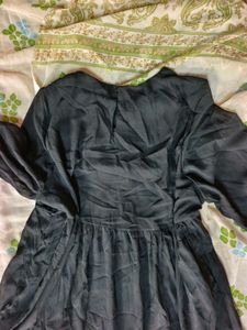 Elegant Black Anarkali Suit (Women&#39;s)