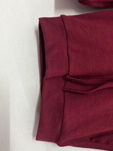 Maroon 3/4 Sleeve Top