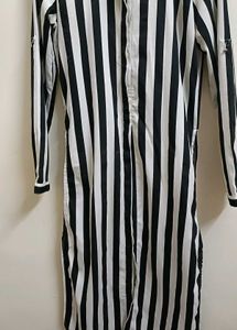 Striped Shirt Dress