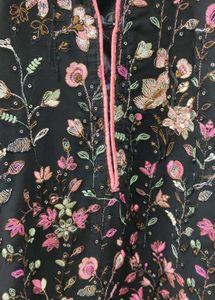😍trending black Pakistani style dress