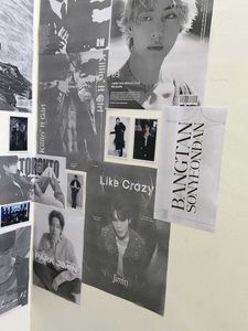 BTS Collage Wall Decor - Set Of 13