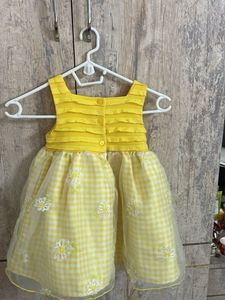 Yellow Gingham Dress