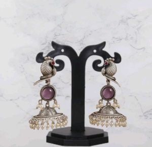 Beautiful Purple Earings 💜😍