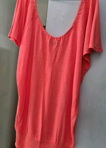 Peach dress cum top from ONLY