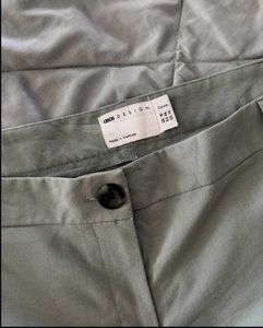 High Waist Mint Green Trousers/PANTS