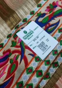 Red Mehendi Woven Banarasi Silk Saree