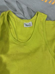 Neon Green Tank Top