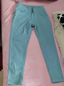 Light Blue High-Waisted Jeans