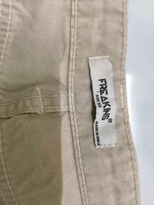 Beige Cargo Pants