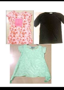 Set of 2 tshirts & 1 festive wear top🌺