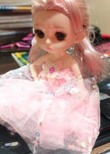 Adorable Pink Princess Doll keychain