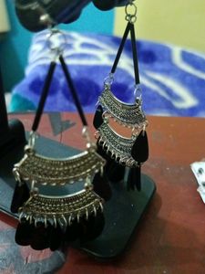 Black jaipuri Earrings