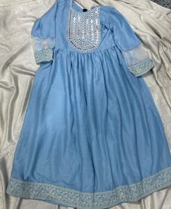 Blue Kurti (set Of 3)
