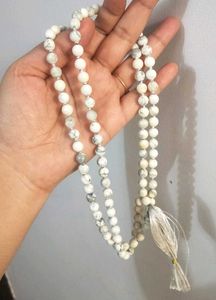 Howlite Crystal Positivity Mala