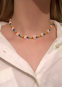 rainbow beaded necklace &amp; ring