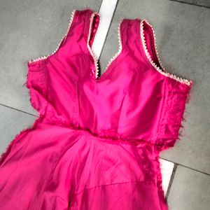 Outfit From Scratch Shartin Kurti With Organza Dup
