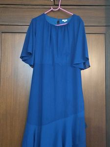 Elegant Blue Dress By AND on Sale