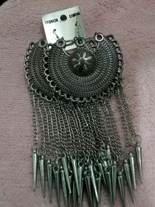 Metal Oxidised Beautiful Earing