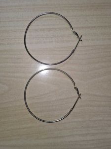 2Hoop &amp; 1Star Earrings (total 3)
