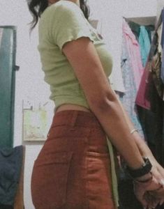 Light Green Stretchable Tie Up Top 💚