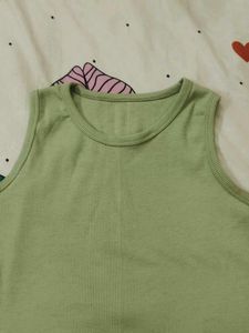 Cute light green Tank Top