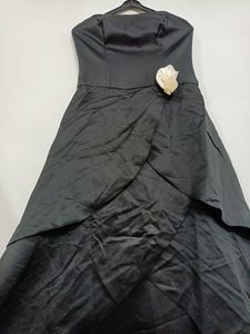 Black Colour Flare Tube Dress