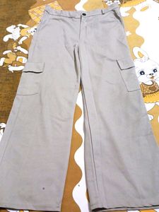Grey Cargo Pants